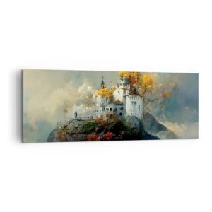Quadro em tela - O começo de uma história romântica - 140x50 cm