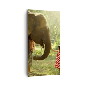 Quadro em tela - O poder da amizade - 55x100 cm