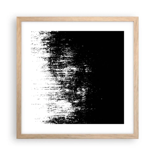 Pôster com moldura de carvalho claro - E o vencedor é... - 40x40 cm