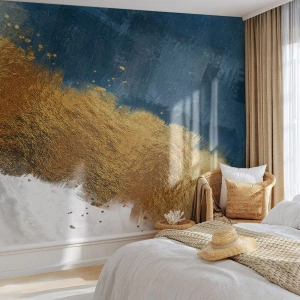 Papel de parede personalizado Premium Sand - As cores do verão - Art Deco, Pedaço, Moderno