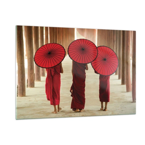 Quadro em vidro - A caminho da Terra Pura - 120x80 cm