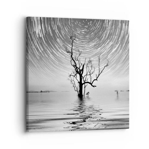 Quadro em tela - Sinfonia da natureza - 30x30 cm