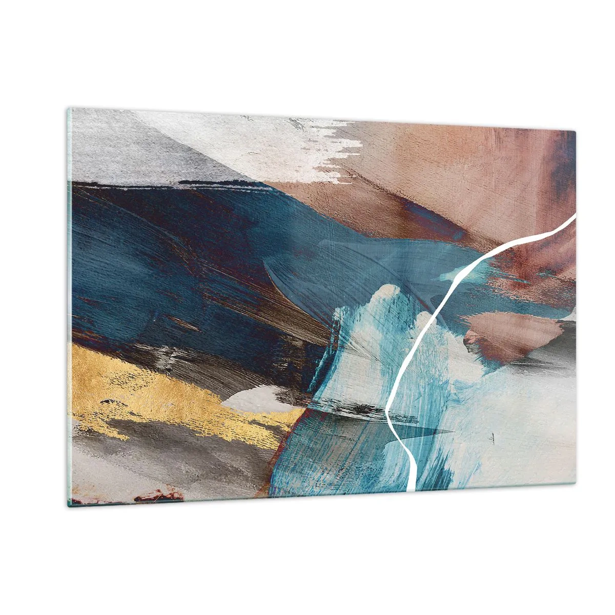 Quadro em vidro - Com elegância e energia - 120x80 cm