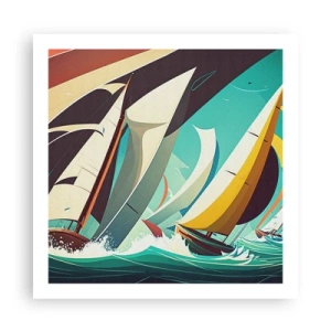 Pôster - Boa sorte com os elementos - 60x60 cm