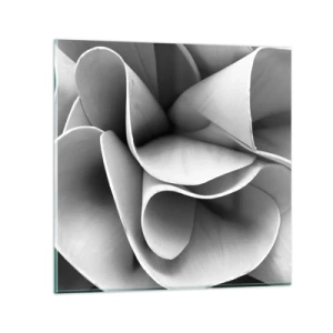 Quadro em vidro - Acontece no espaço - 50x50 cm