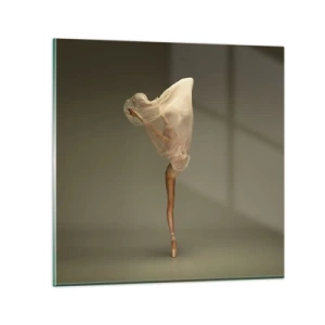 Quadro em vidro - Prestes a voar - 70x70 cm