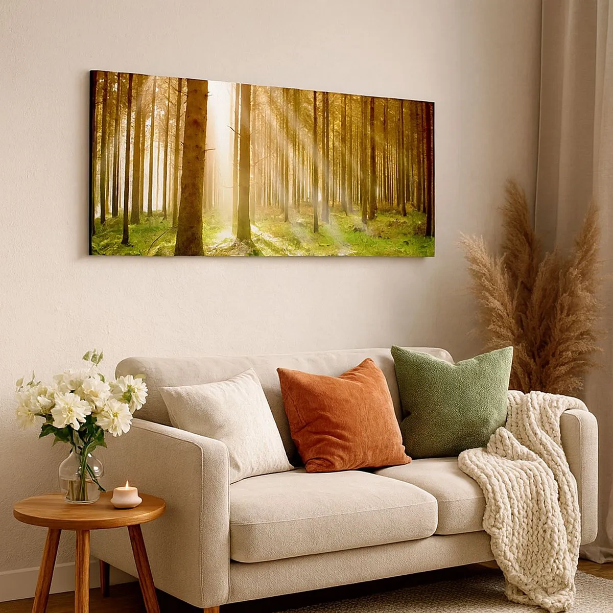 Quadro em tela - Os elfos estão prestes a aparecer - 100x40 cm