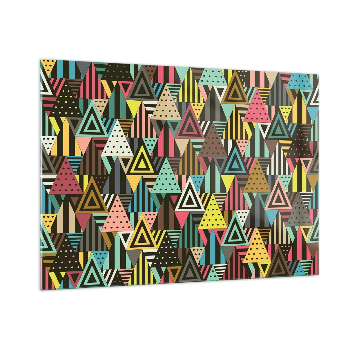 Quadro em vidro - Em ritmo para três - 100x70 cm