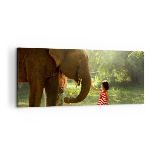 Quadro em tela - O poder da amizade - 120x50 cm