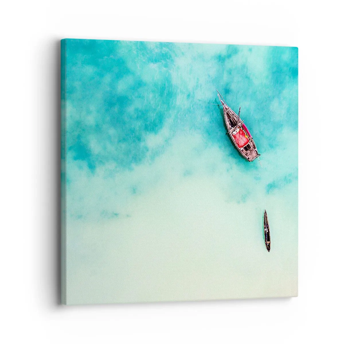 Quadro em tela - As praias de Zanzibar - 30x30 cm