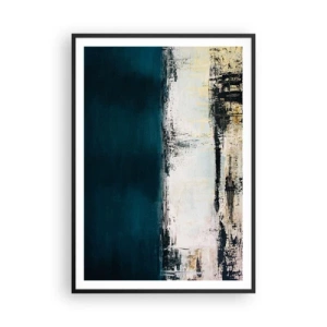 Pôster com moldura preta - Composição horizontal - 70x100 cm