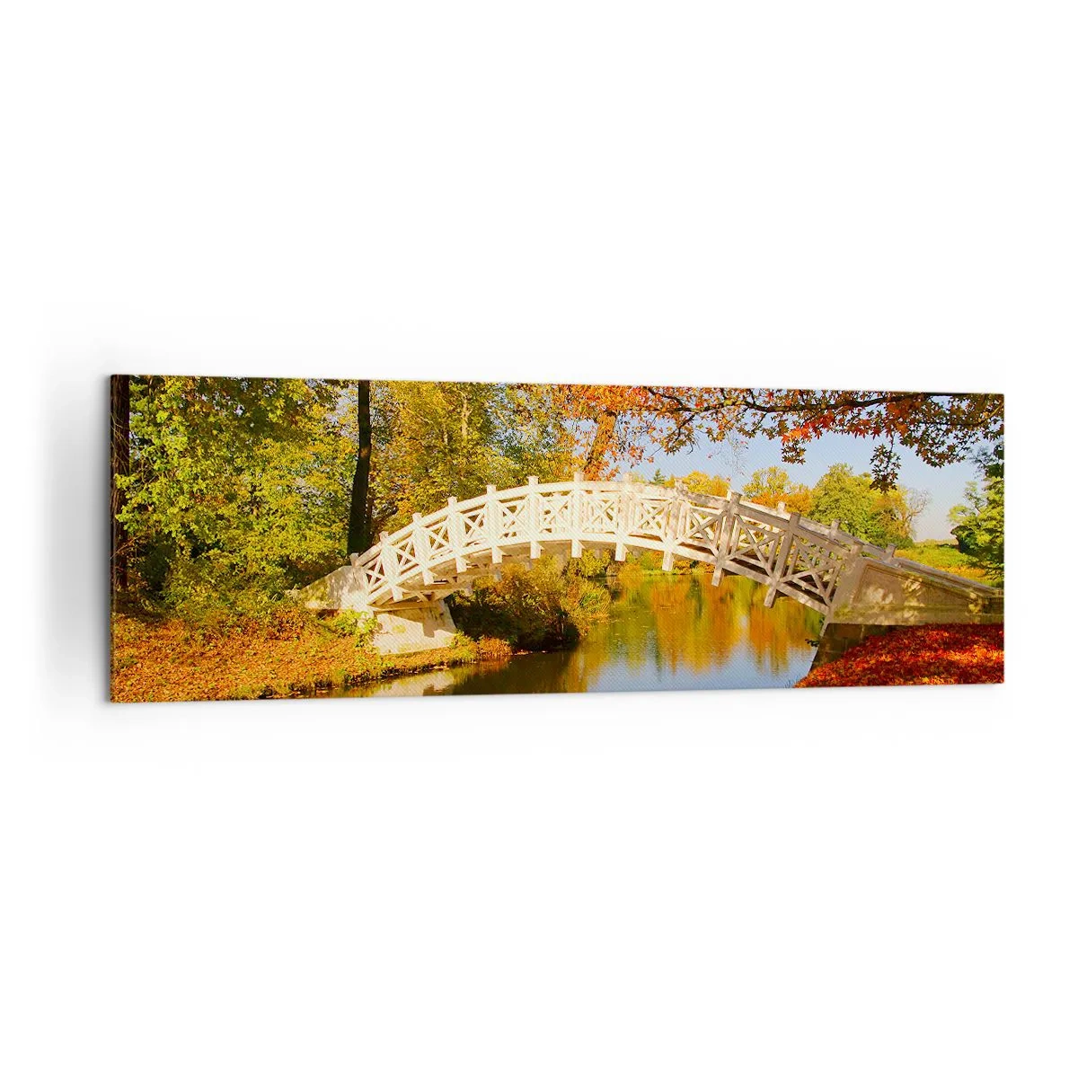 Quadro em tela - Na ponte branca dos suspiros - 160x50 cm