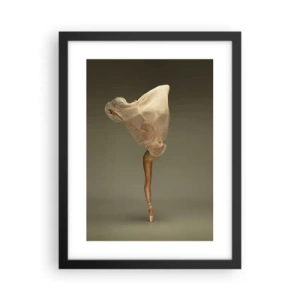 Pôster com moldura preta - Prestes a voar - 30x40 cm