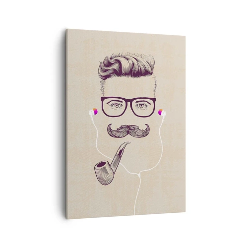 Quadro em tela - Um homem de verdade? - 50x70 cm