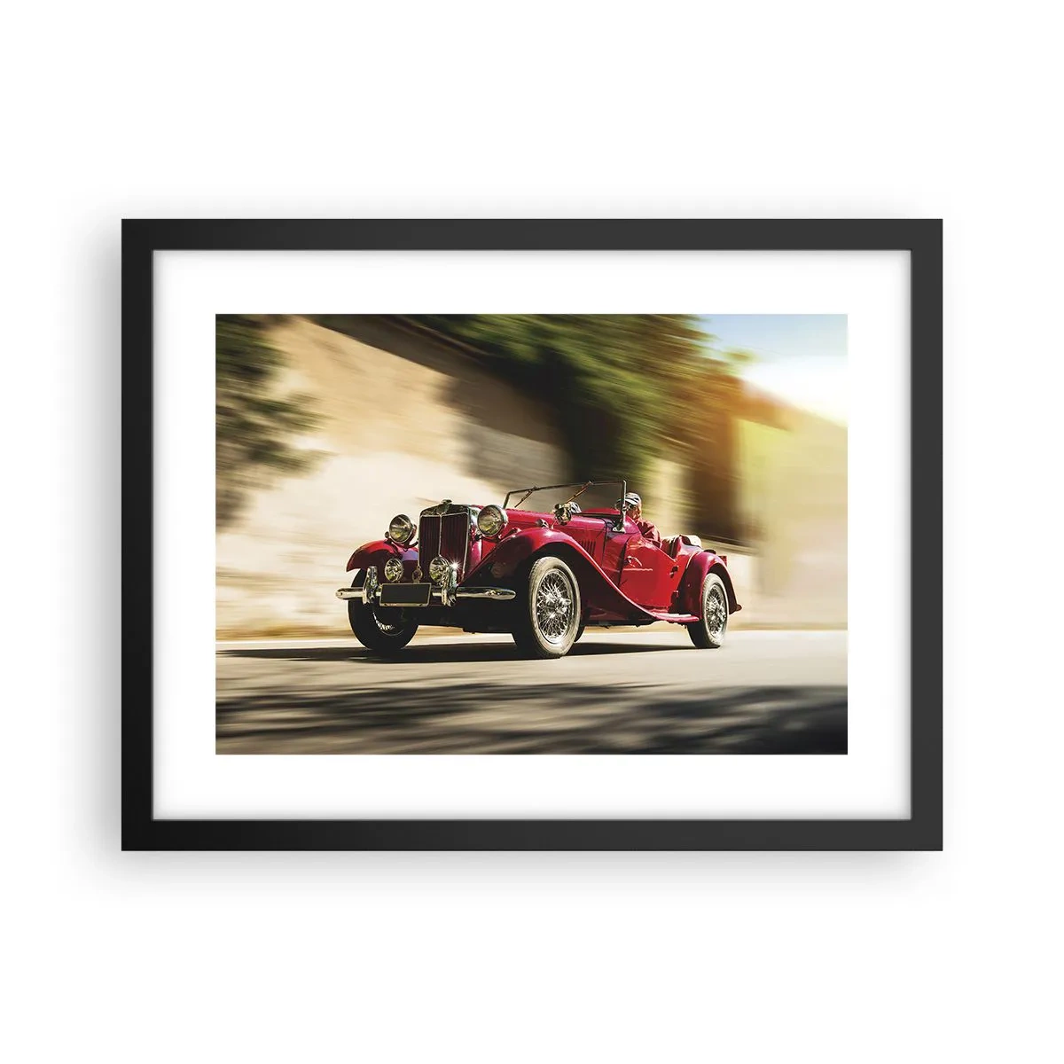 Pôster com moldura preta - Mais bonita que a Vitória de Samotrácia - 40x30 cm