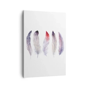 Quadro em tela - Delicadas como uma névoa multicolorida - 50x70 cm