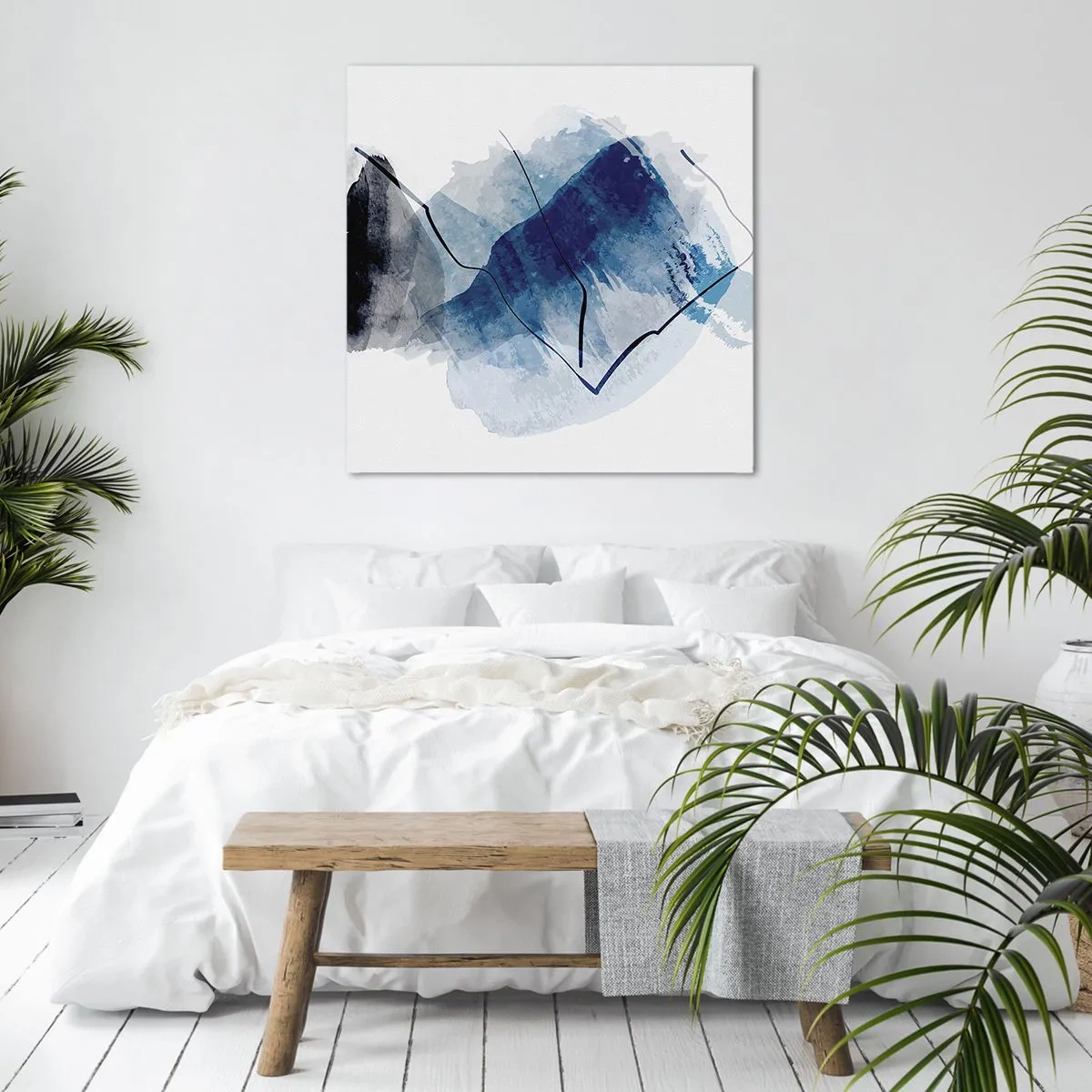 Quadro em tela - Iceberg - 70x70 cm