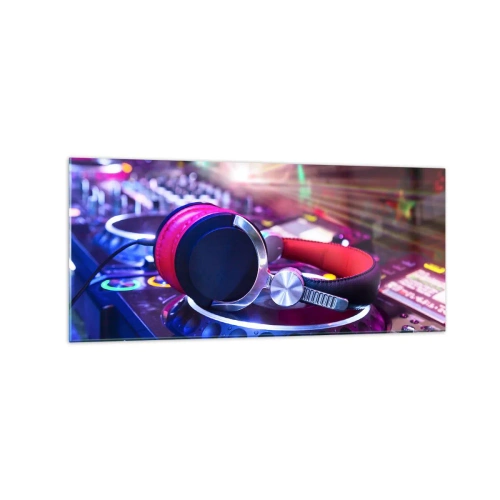 Quadro em vidro - Vai ser uma loucura - 120x50 cm