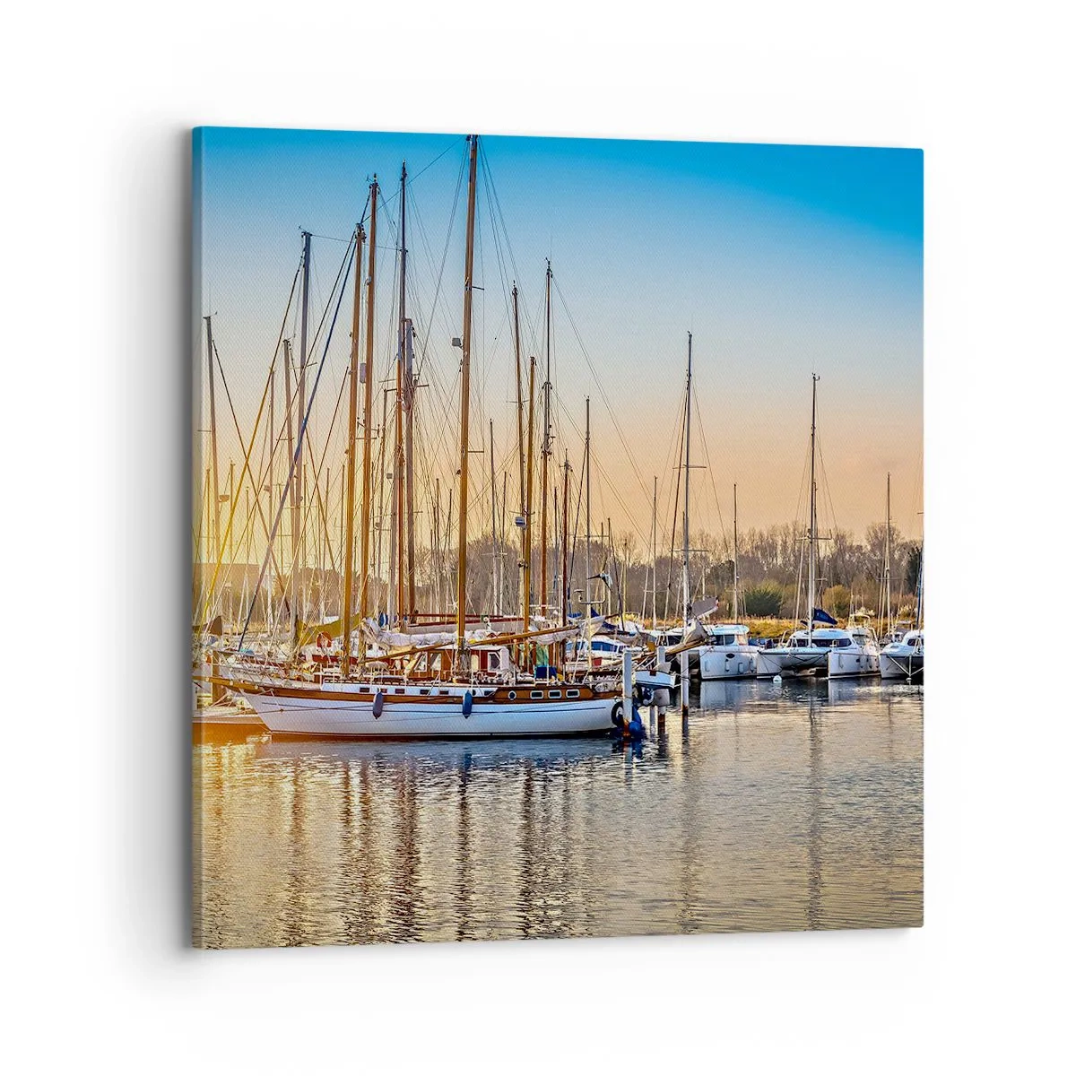 Quadro em tela - O vento também deve dormir - 70x70 cm