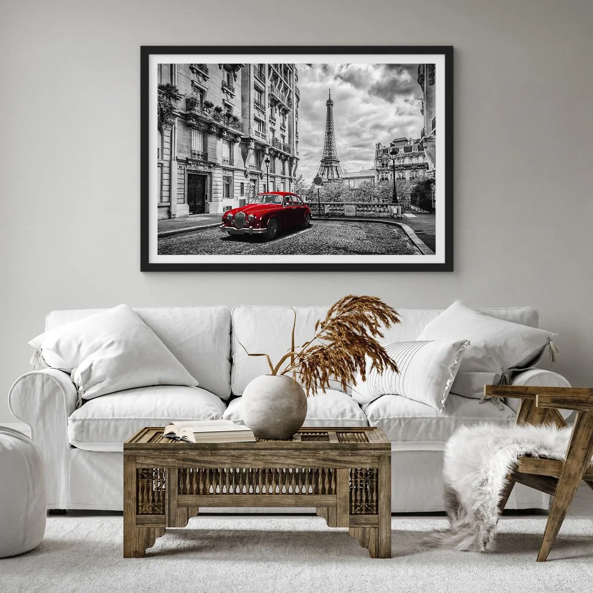 Pôster com moldura preta - Predador na cidade - 70x50 cm