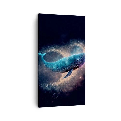 Quadro em tela - Existe um mundo assim… - 45x80 cm