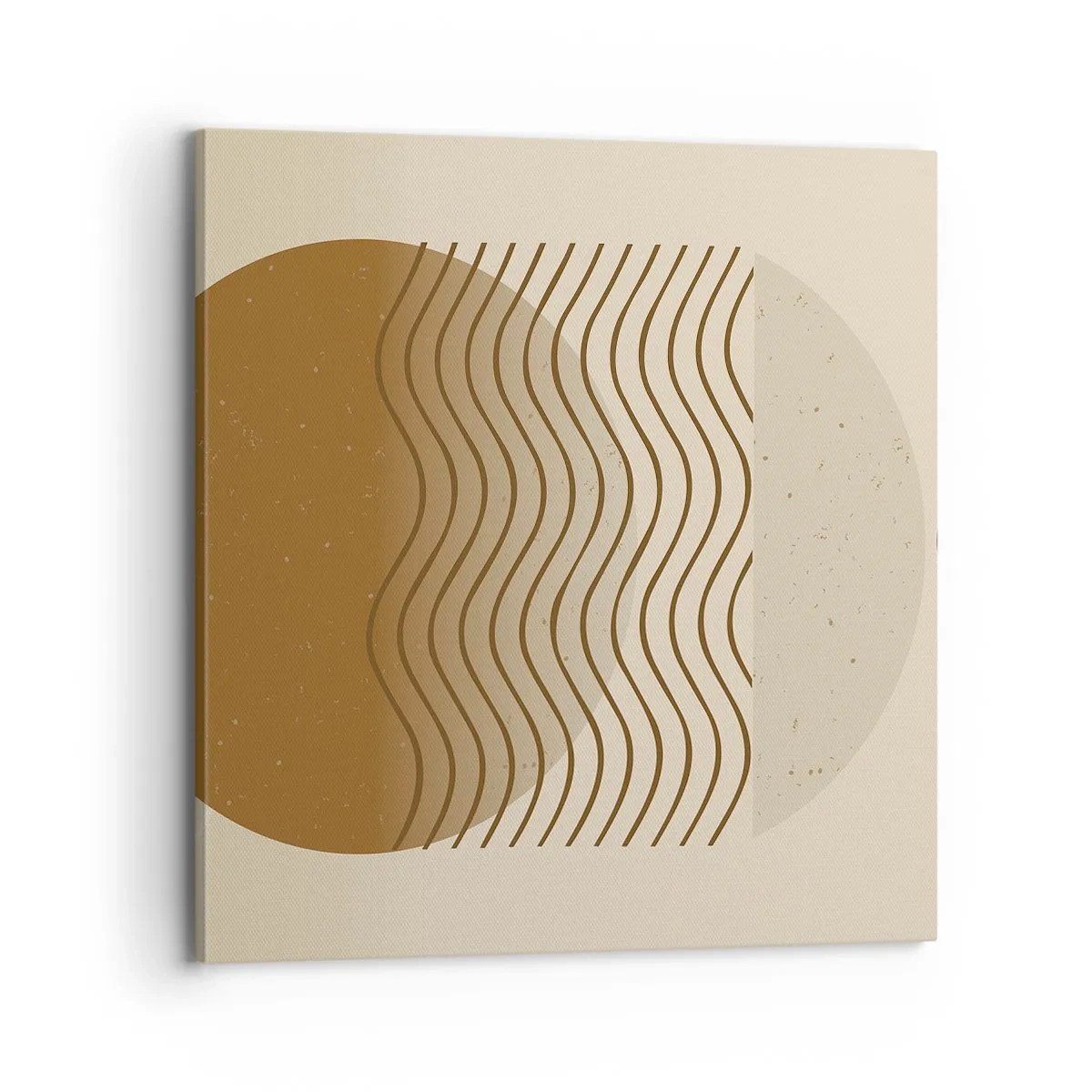 Quadro em tela - Sobre a origem das figuras geométricas - 70x70 cm