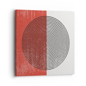 Quadro em tela - Direto ao ponto - 40x40 cm