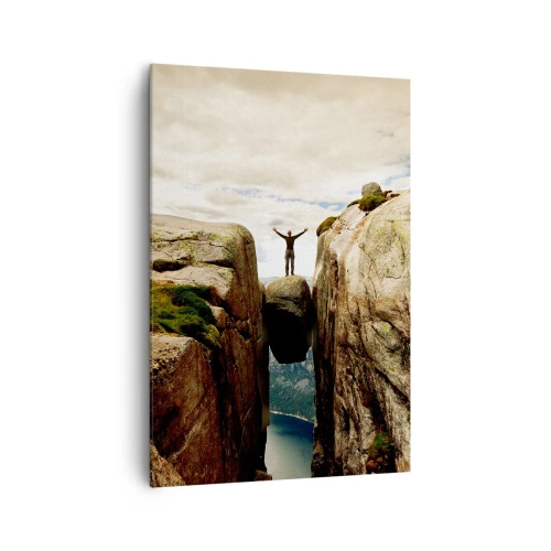 Quadro em tela - Como me sinto?! - 70x100 cm