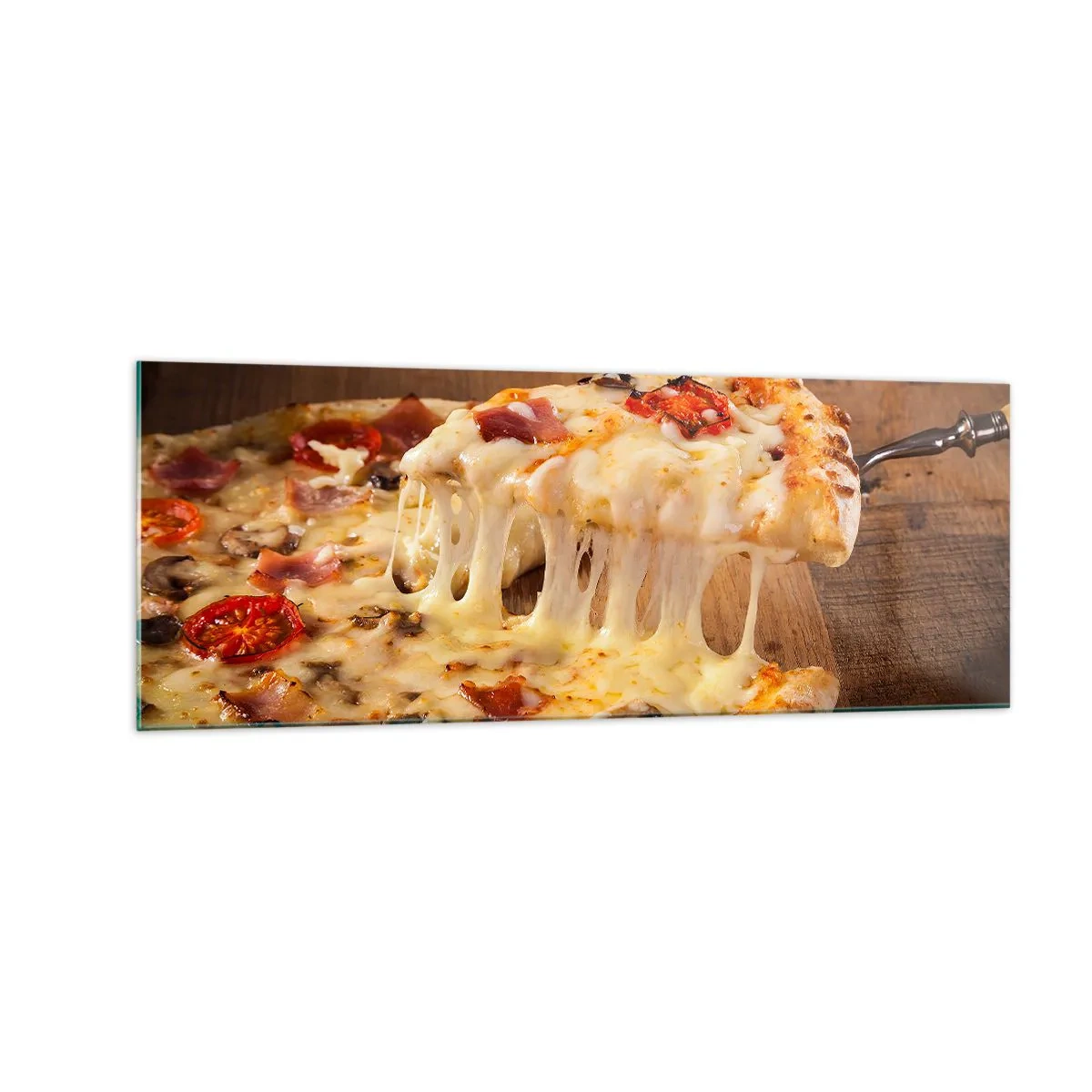 Quadro em vidro - Uma obra-prima da arte italiana - 140x50 cm