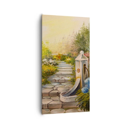 Quadro em tela - Em pleno florescimento - 65x120 cm