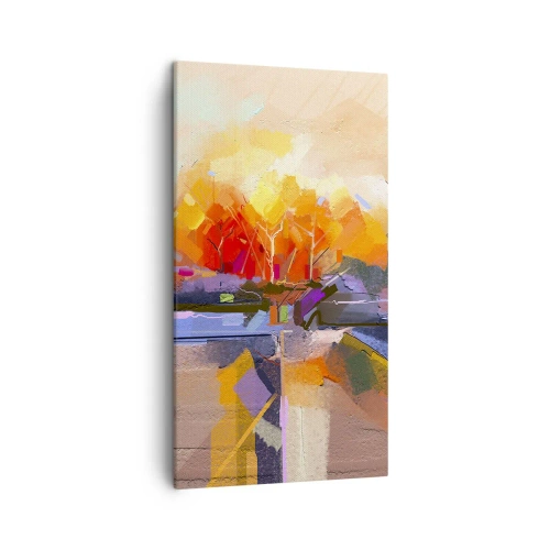 Quadro em tela - O outono chegou - 45x80 cm