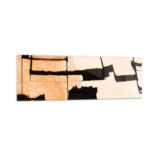 Quadro em vidro - No entanto, a ordem - 160x50 cm