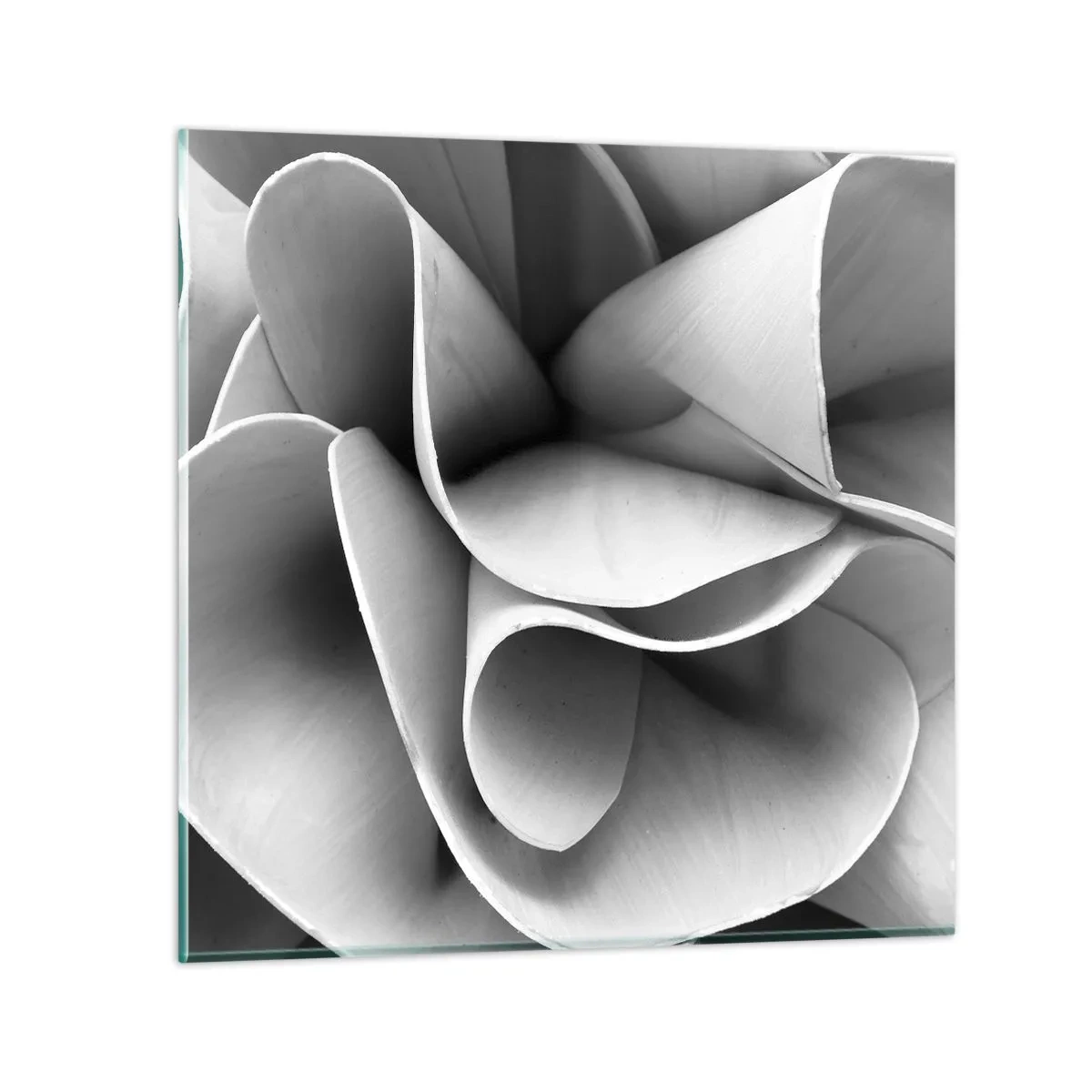 Quadro em vidro - Acontece no espaço - 60x60 cm