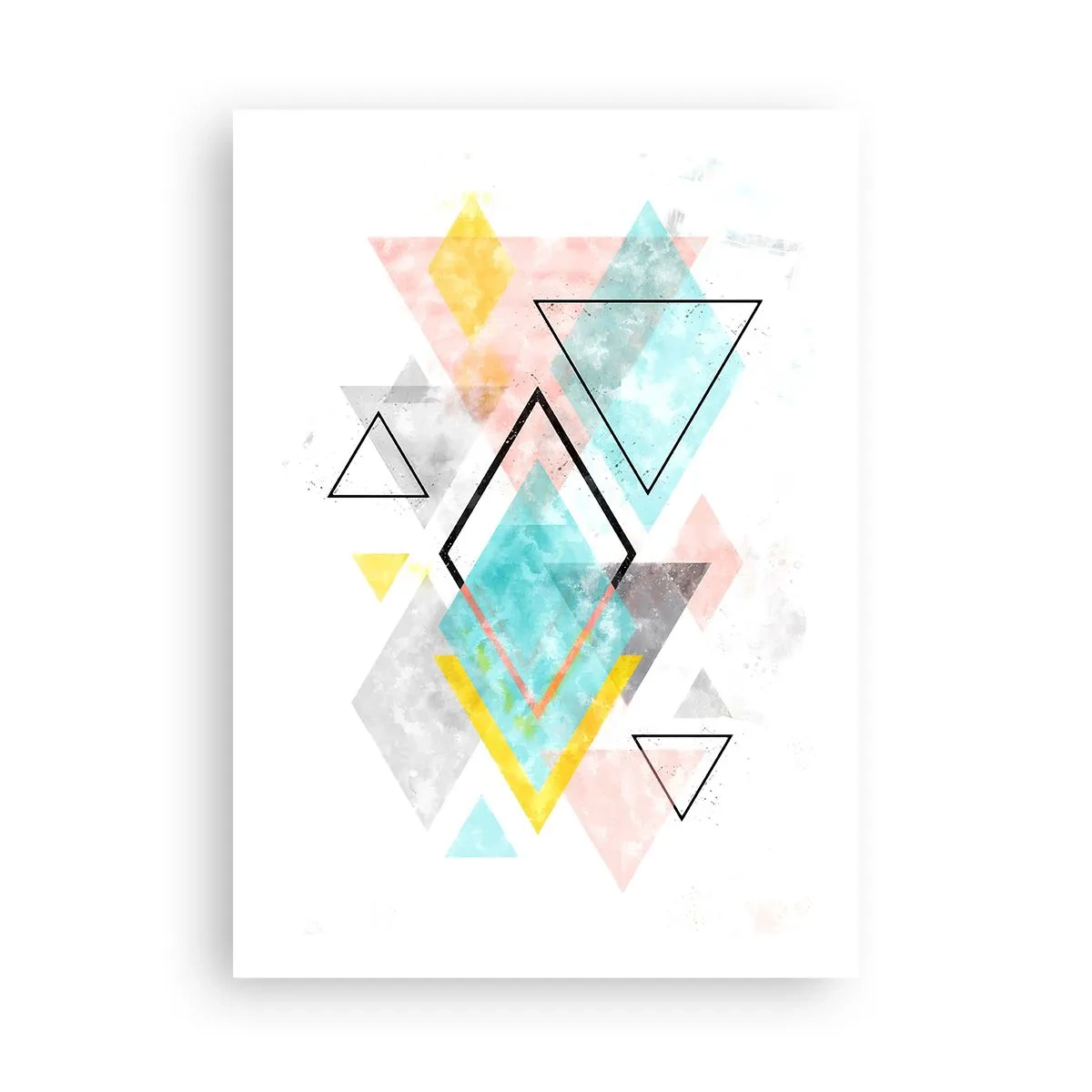 Pôster - Jogo geométrico - 50x70 cm