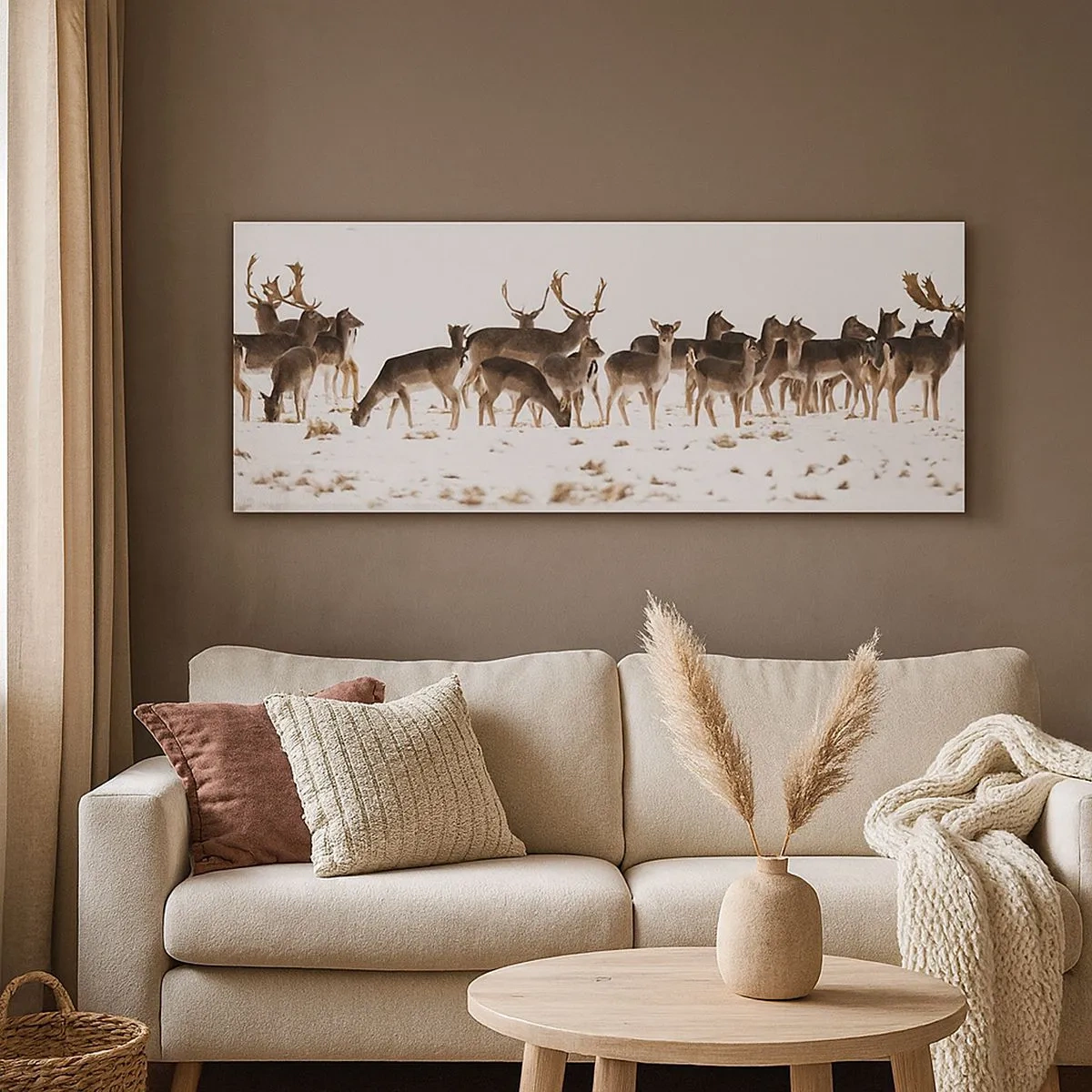 Quadro em tela - O Natal se aproxima? - 100x40 cm