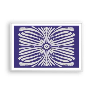 Pôster em moldura branca - Inspirações étnicas - 91x61 cm