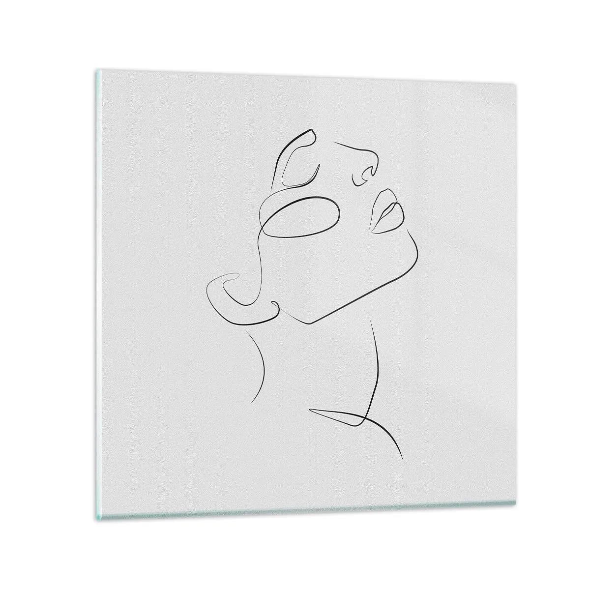 Quadro em vidro - Os meandros dos sonhos - 50x50 cm