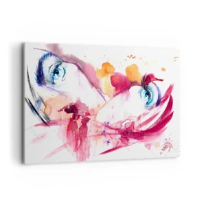 Quadro em tela - Na proximidade, o mundo floresce - 100x70 cm