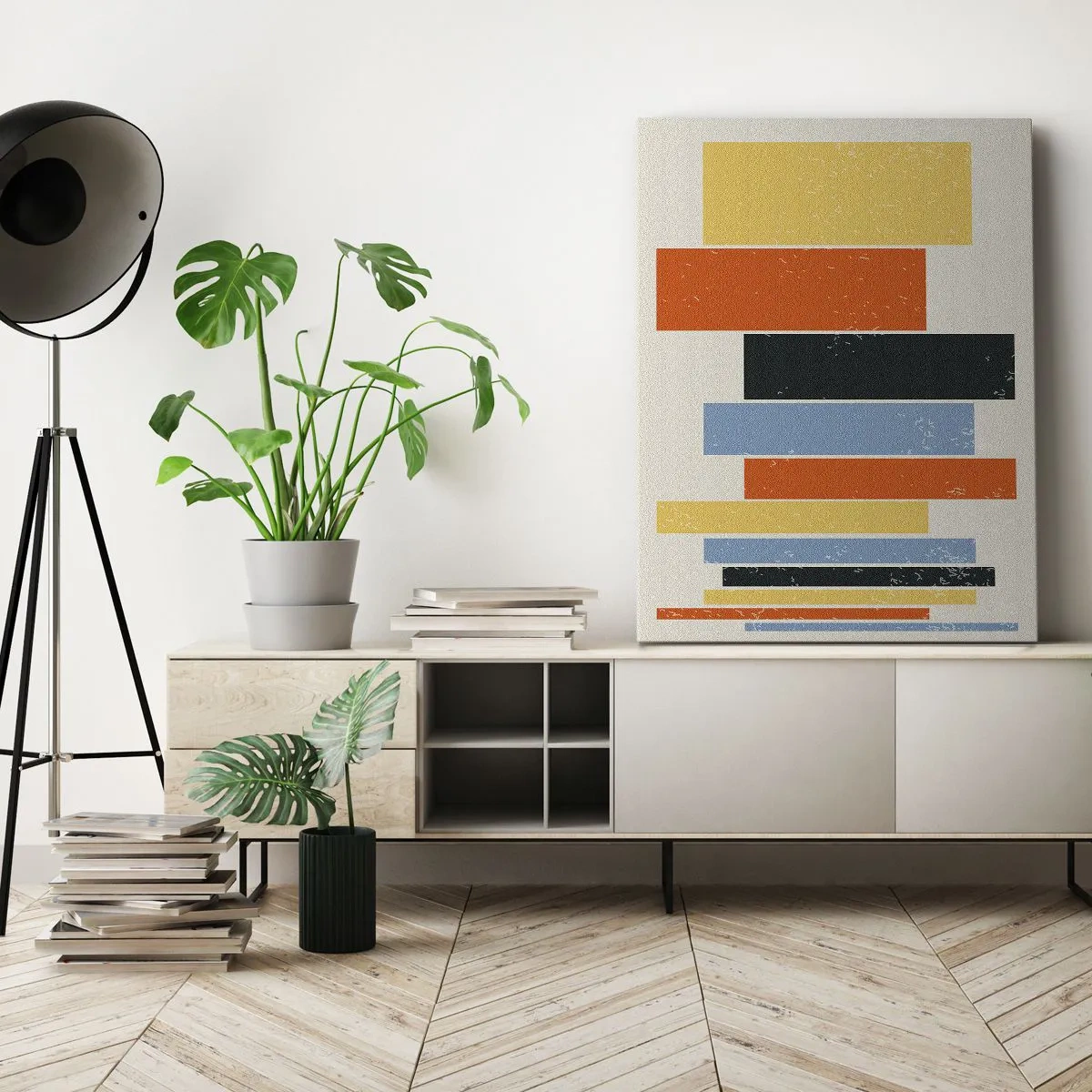 Quadro em tela - Notação musical - 50x70 cm
