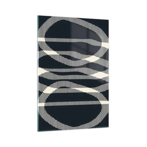 Quadro em vidro - Uma tentativa de quebrar a escuridão - 80x120 cm