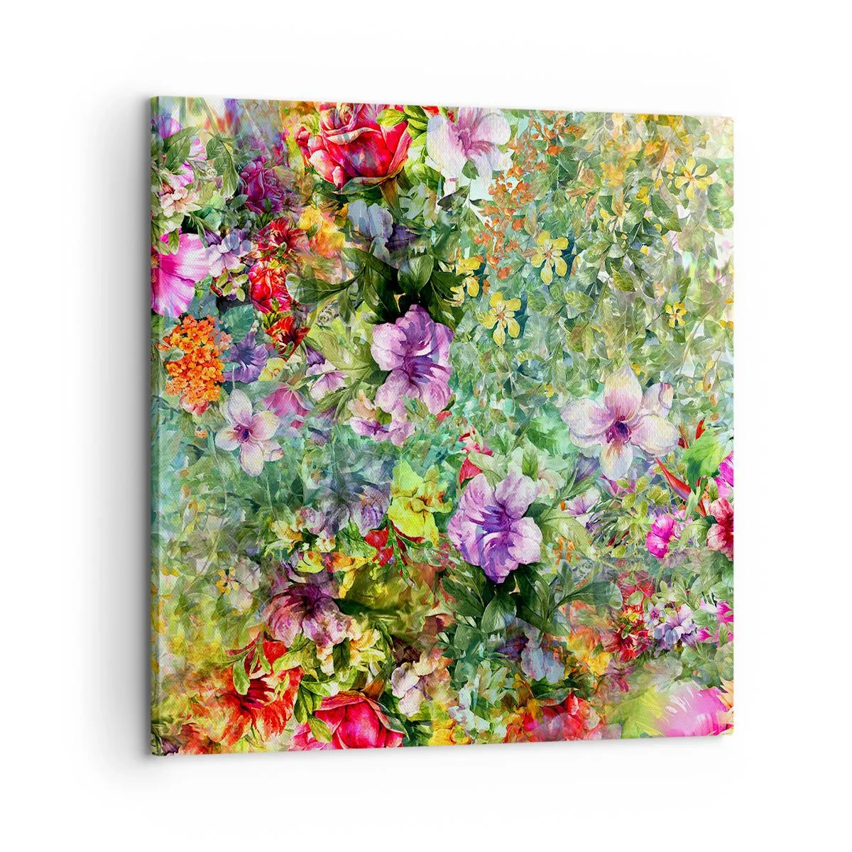 Quadro em tela - Nas flores para a perdição - 60x60 cm