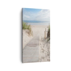 Quadro em tela - Pelo horizonte - 45x80 cm