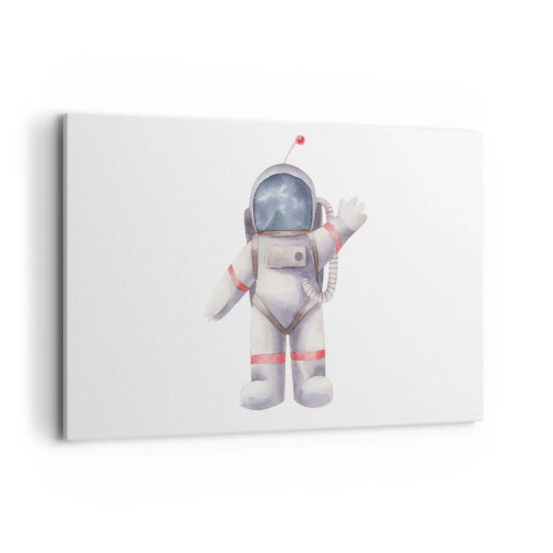 Quadro em tela - Por enquanto é isso! - 120x80 cm