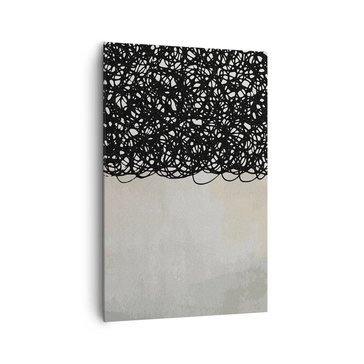 Quadro em tela - Abstração turbulenta - 80x120 cm