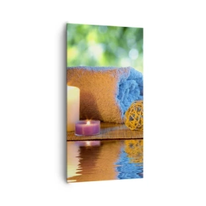 Quadro em tela - Tempo para o corpo - 65x120 cm