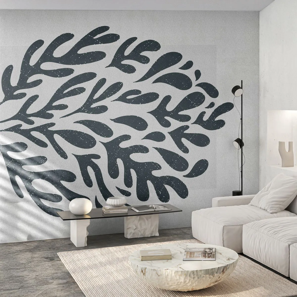Papel de Parede Standard Eco - Formas da natureza - Boho, Minimalista, Moderno - 250x175 cm