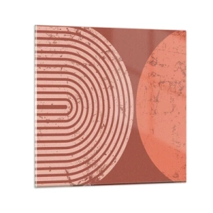 Quadro em vidro - Relacionamento próximo - 60x60 cm