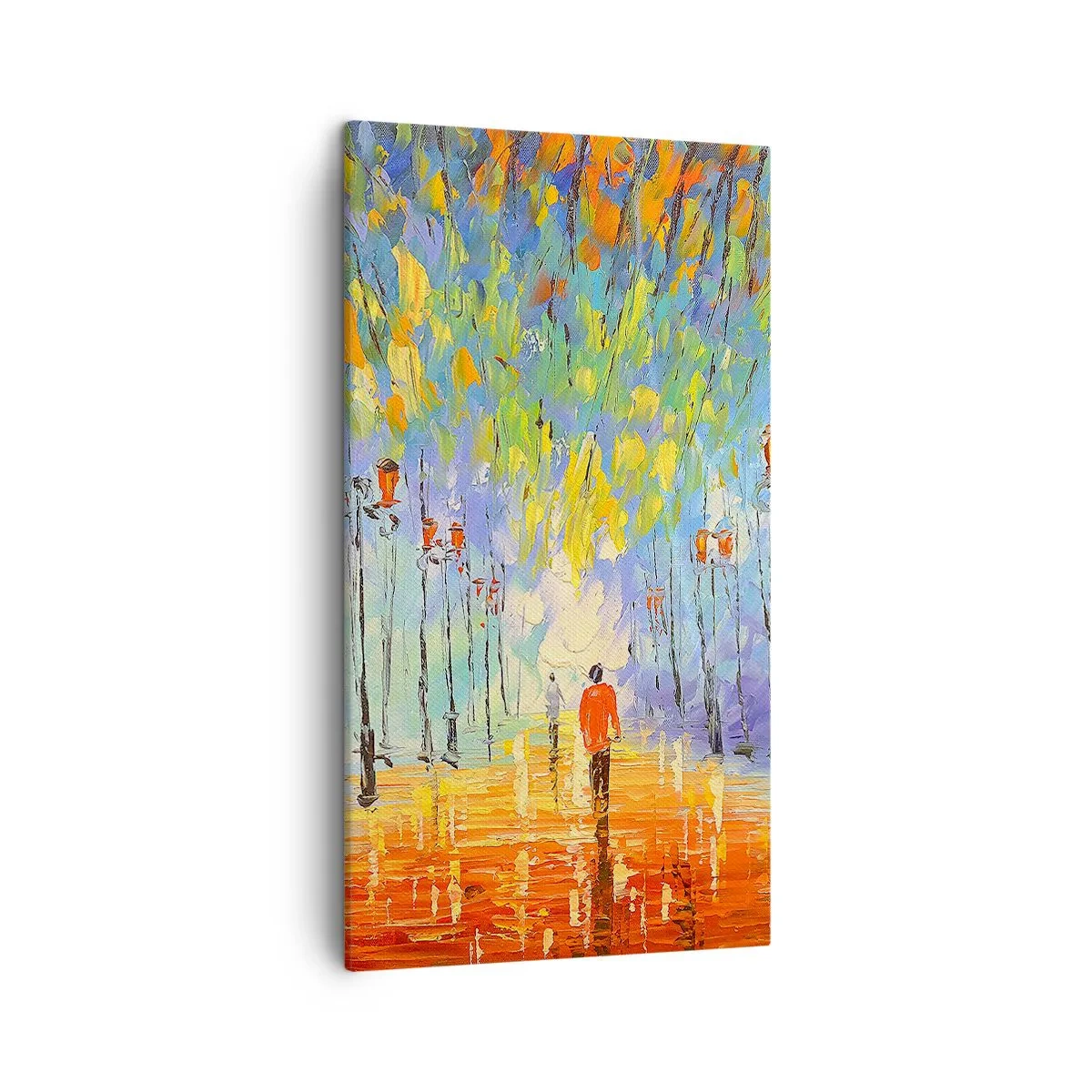 Quadro em tela - Canto nocturno da chuva - 45x80 cm