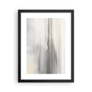 Pôster com moldura preta - Distância pensativa - 30x40 cm