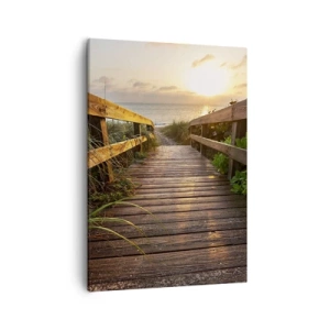 Quadro em tela - Direto para a costa - 50x70 cm